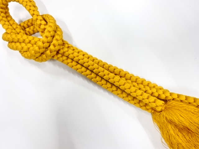 正絹　手組帯締め